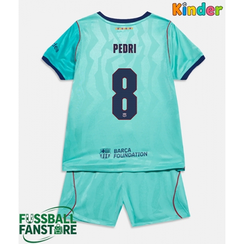 Barcelona Pedri Gonzalez #8 Replik 3rd trikot Kinder 2026-27 Kurzarm (+ Kurze Hosen)
